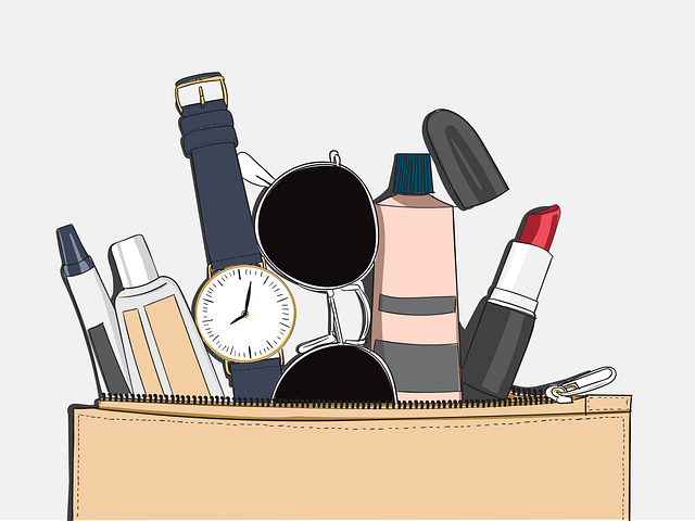 Free cosmetic template ad vector