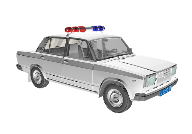 Free car police lights illustration
