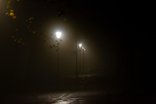 街路灯 灯籠 霧の夜 - Pixabayの無料写真