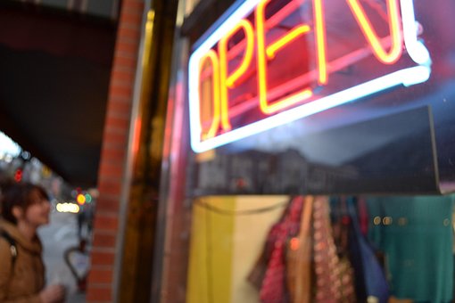 Neon, Neonskilt, Skilt, Butik