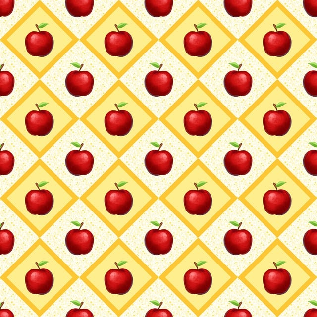 Free apples pattern red apples illustration