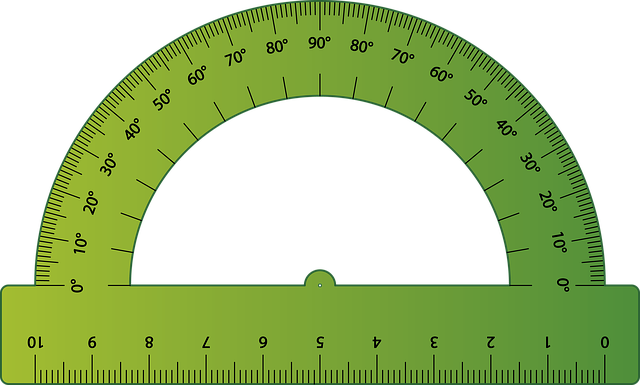 Free rule measure angles illustration