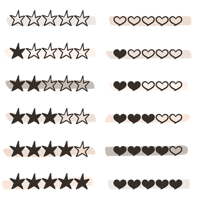 Free aesthetic rating star illustration