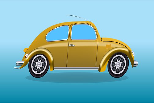Free Volkswagen Beetle Car illustration and picture