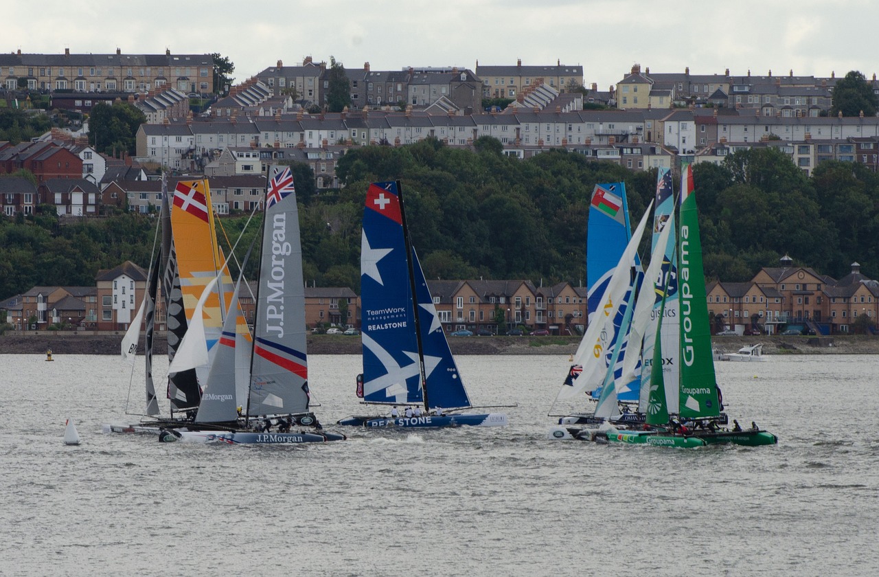 CPA AK Yachts de Course a Voile SHIPS (1202532