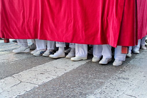 Procissão, Parada, Celebração, Pessoas