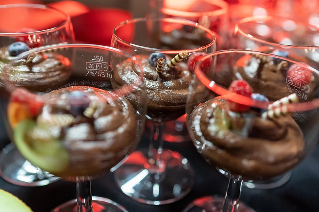Dessert, Nachtisch, Süßespeise, Büfett