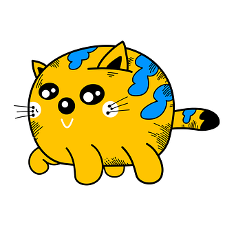 Personaje, Escribiendo, Gato