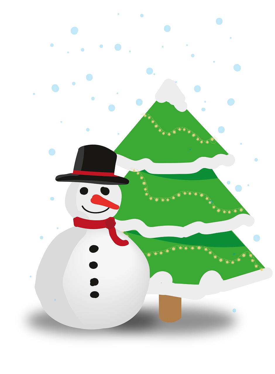 Download Snowman, Fir Tree, Snow. Royalty-Free Stock Illustration Image ...