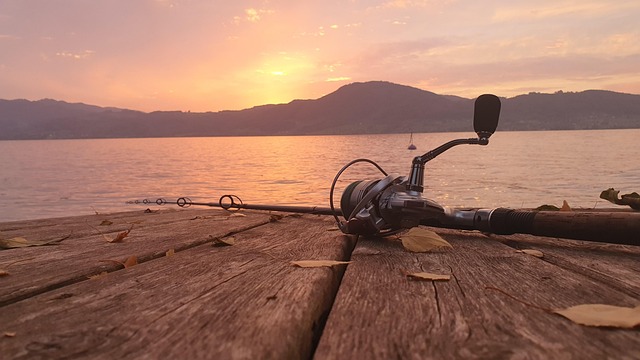 Free Sunset Fishing photo and picture