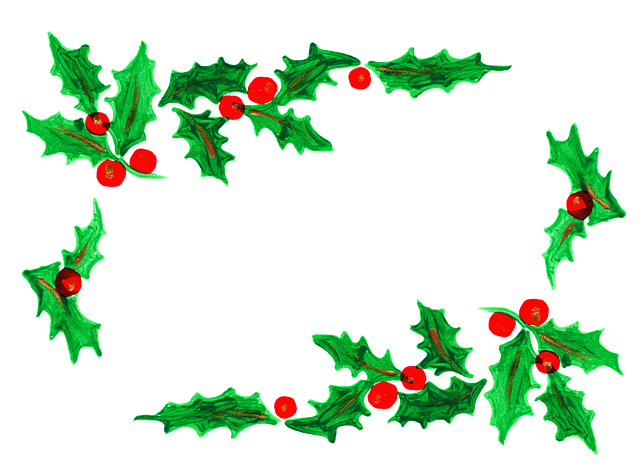 Stechpalme, Weihnachten, Der Rand Der