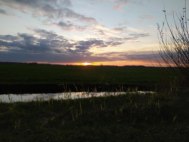 Free Sunset Dutch photo and picture
