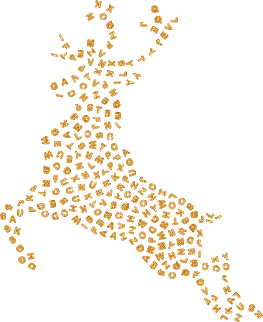 Free reindeer deer gingerbread illustration