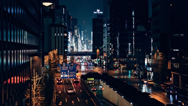 Tokyo, Străzi, Oraș, Clădiri, Noapte