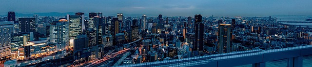 Osaka, Umeda, Panoramă, Oraș