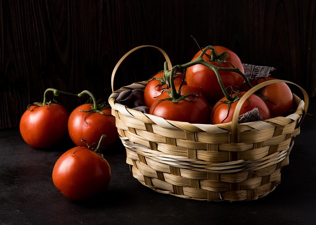 Free Tomatoes Basket photo and picture