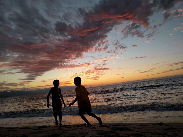 Mexiko, Strand, Kinder Spielen