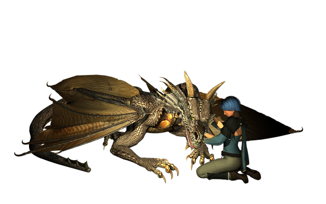 Download Dragon Whisperer Dragon Warrior Royalty-Free Stock