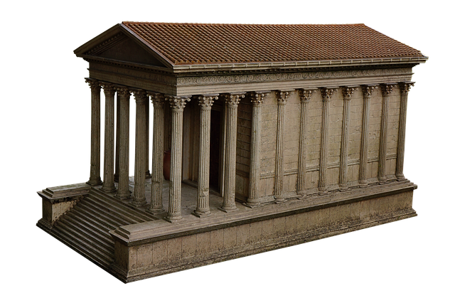 Free building architecture pillars illustration