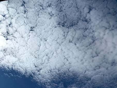 Cielo, Azul, Nubes, Naturaleza, Calma