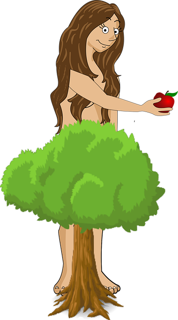 Free eve apple sin vector