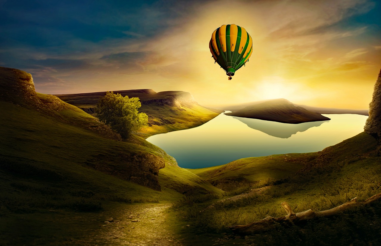 Hot Air Balloon - free online jigsaw puzzle photo