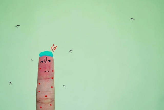 Free mosquito bite skin illustration