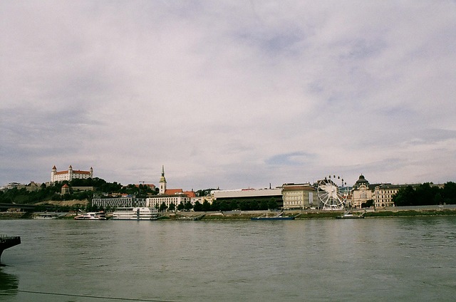 Fluss, Schloss, Bratislava, Stadt