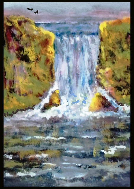 Picasso, Cascade, Apă, Peisaj, Cascada