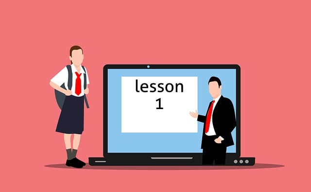Free online school education illustration