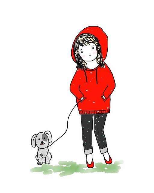 สาว, สีแดง, เสื้อกันหนาวสีแดง, Hoodie