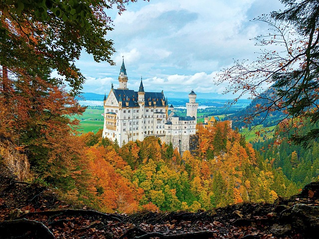 Neuschwanstein, Schloss, Herbst