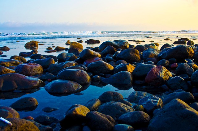 Playa, Mar, Rocas, Oceano, Agua