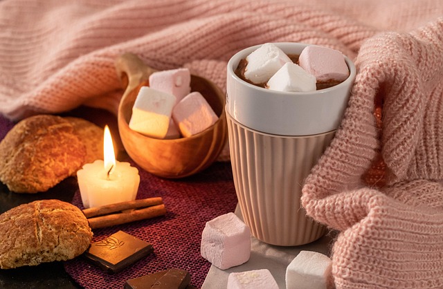 hot chocolate, biscuits, cinnamon, mug, marshmallows, winter, candle, chocolate, drink, hot chocolate, hot chocolate, hot chocolate, hot chocolate, hot chocolate