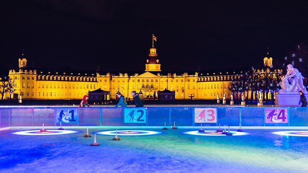 Patinoar, Castel, Crăciun