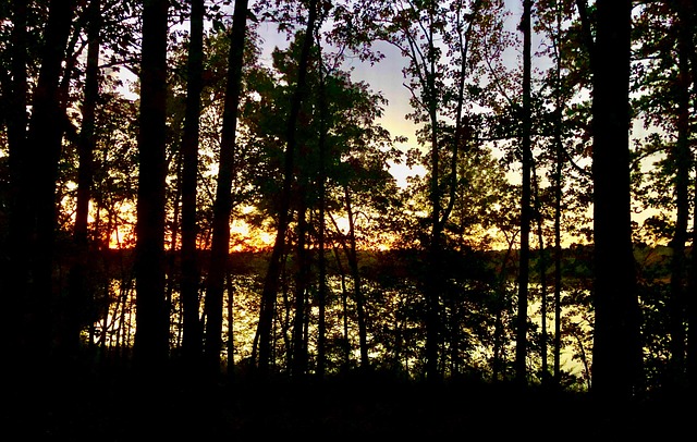 Sonnenuntergang, Natur, Landschaft