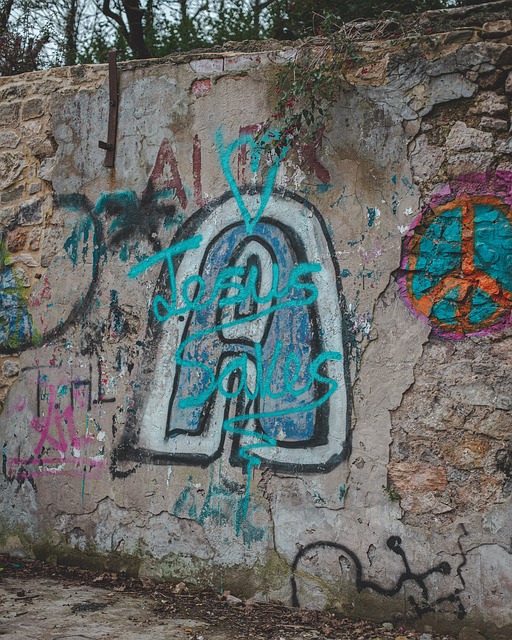 Graffiti, Mauer, Sprühfarbe, Urban