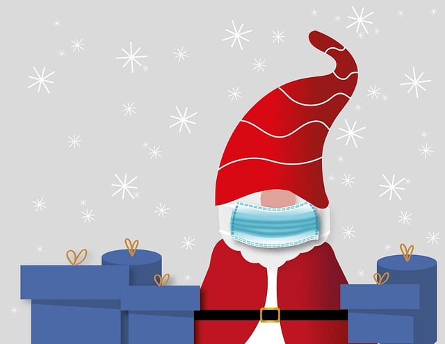 Free santa claus nicholas gifts illustration
