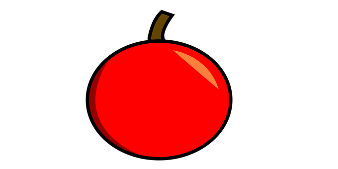 Manzana, Æble, Redondo, Fruta, Rojo