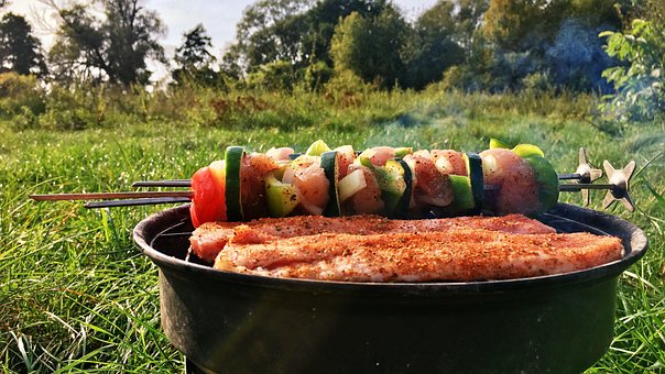 Grill, Sjasliek, Vlees, Eten, Smaakvol