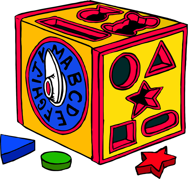 Download free HD stock image of Cube Toy Free cube toy shapes illustration