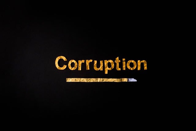 Free corruption typography concept illustration