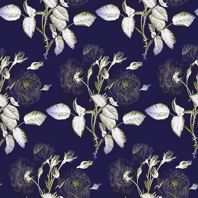 Free flowers vintage background illustration