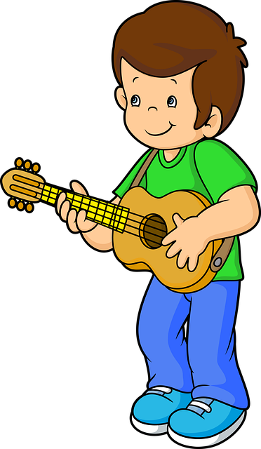 Free Kid Musician illustration and picture