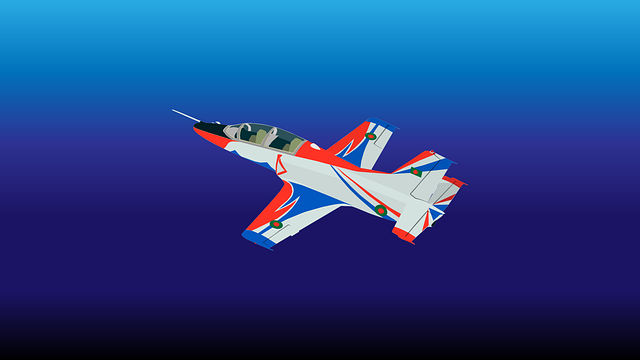 Free jet fighter aircraft vector
