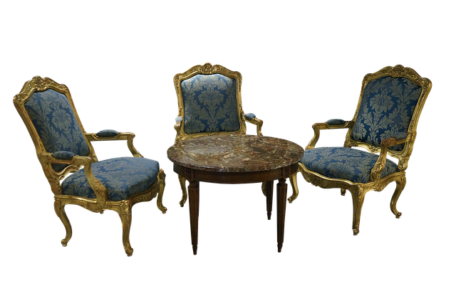 Download free HD stock image of Armchairs Table Free armchairs table furniture illustration