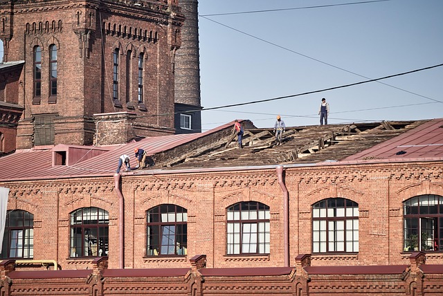 Free Old Factory Roof Repairs photo and picture
