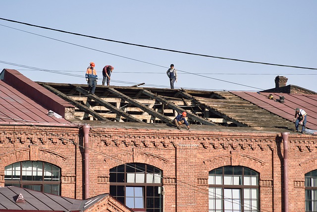 Free Roof Repair Old Factory photo and picture