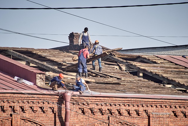 Free Roof Repairs Old Factory photo and picture