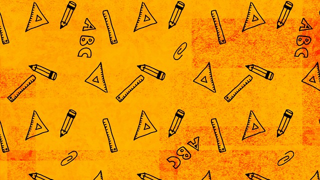 Free pencil letters alphabet illustration